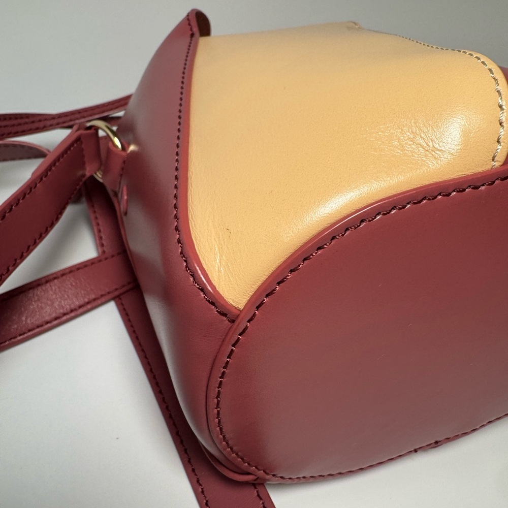 SOLD Chloé Tulip Mini Bucket Bag Pink (Faded Rose) & Cream Leather Luxury Bag - Picture 8 of 11